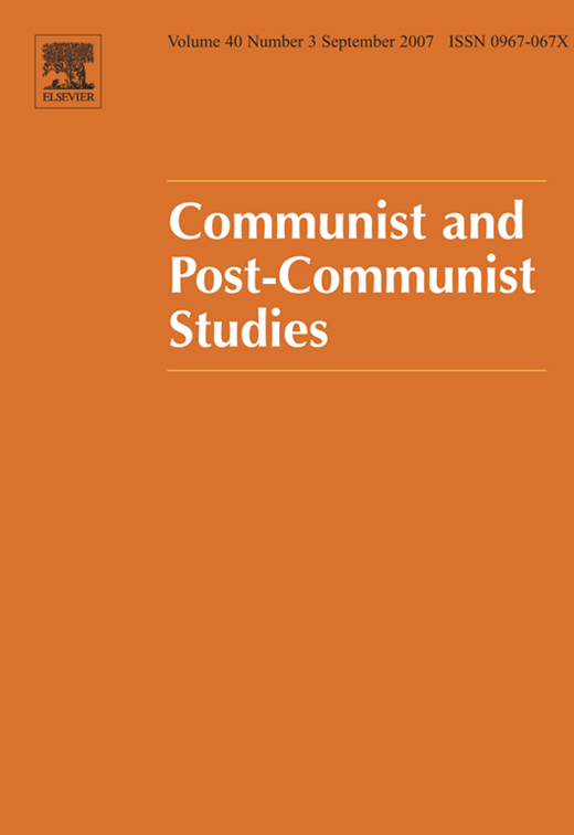 Communist and Post-Communist Studies Cover Image for Volume 40, Issue 3