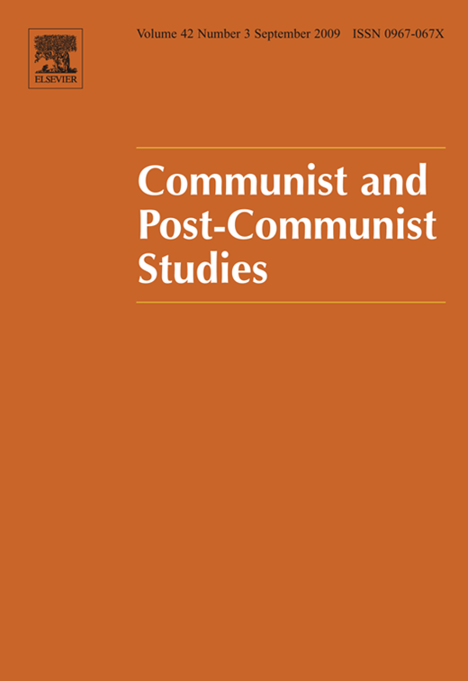 Communist and Post-Communist Studies Cover Image for Volume 42, Issue 3