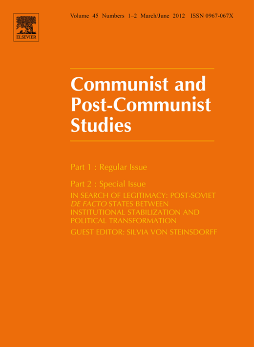 Communist and Post-Communist Studies Cover Image for Volume 45, Issue 1-2