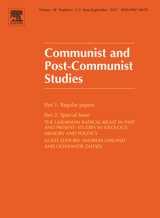 Communist and Post-Communist Studies Cover Image for Volume 48, Issue 2-3
