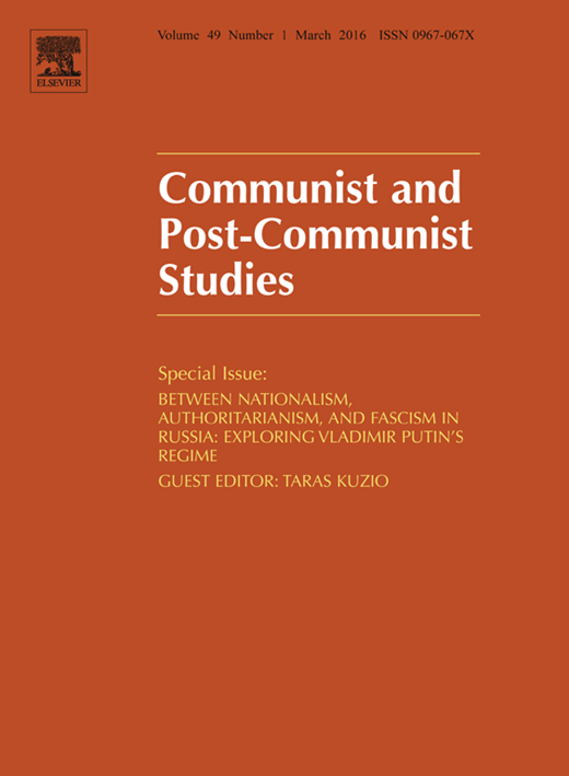 Communist and Post-Communist Studies Cover Image for Volume 49, Issue 1