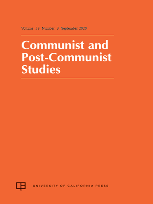 Communist and Post-Communist Studies Cover Image for Volume 53, Issue 3