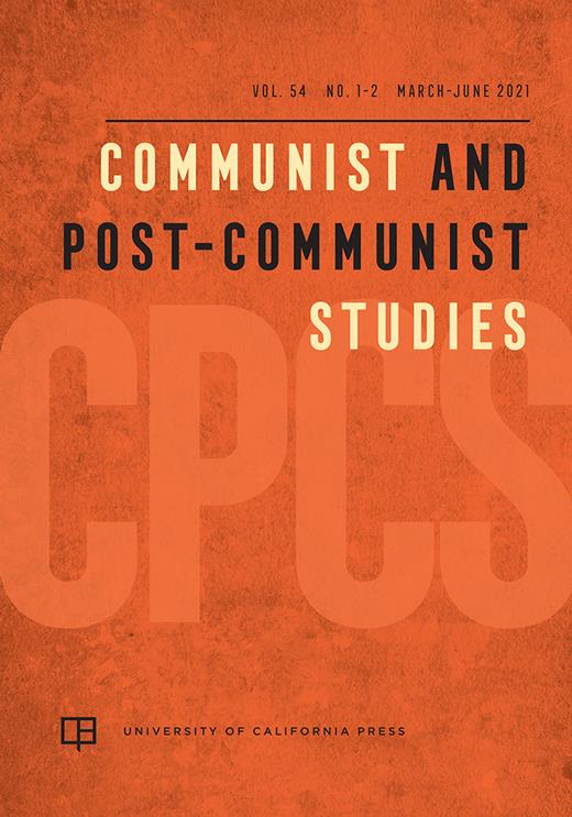 Communist and Post-Communist Studies Cover Image for Volume 54, Issue 1-2