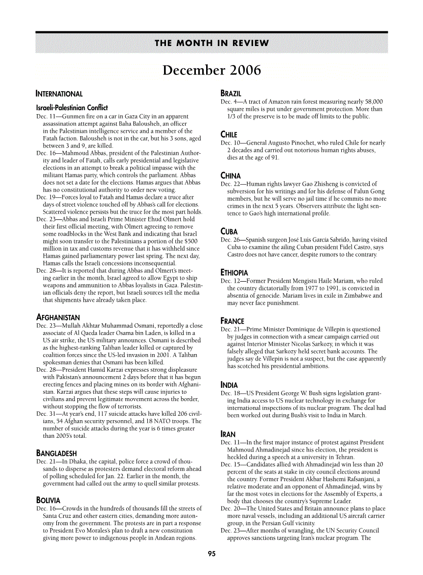 First page of December 2006