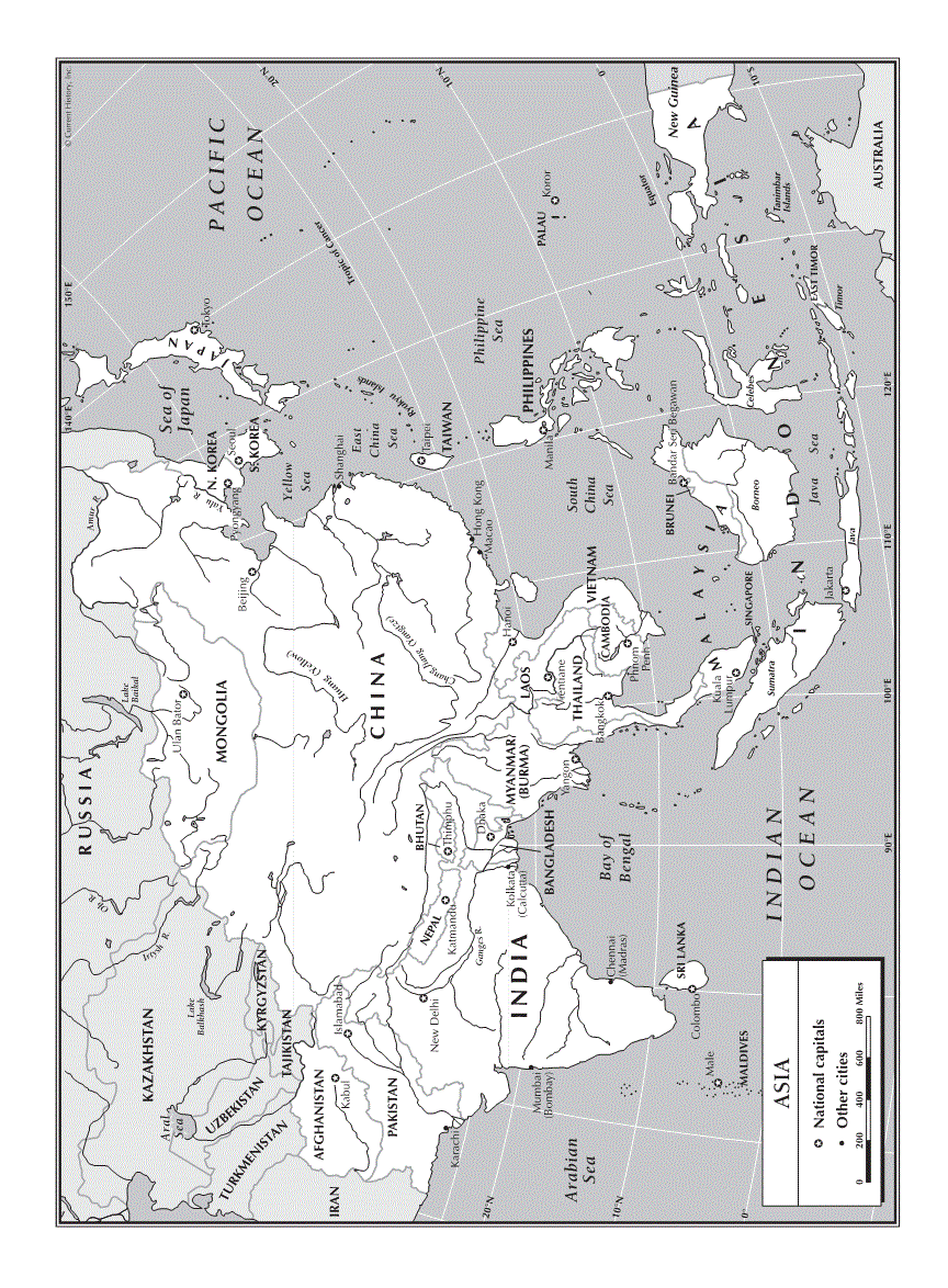 First page of Map of Asia
