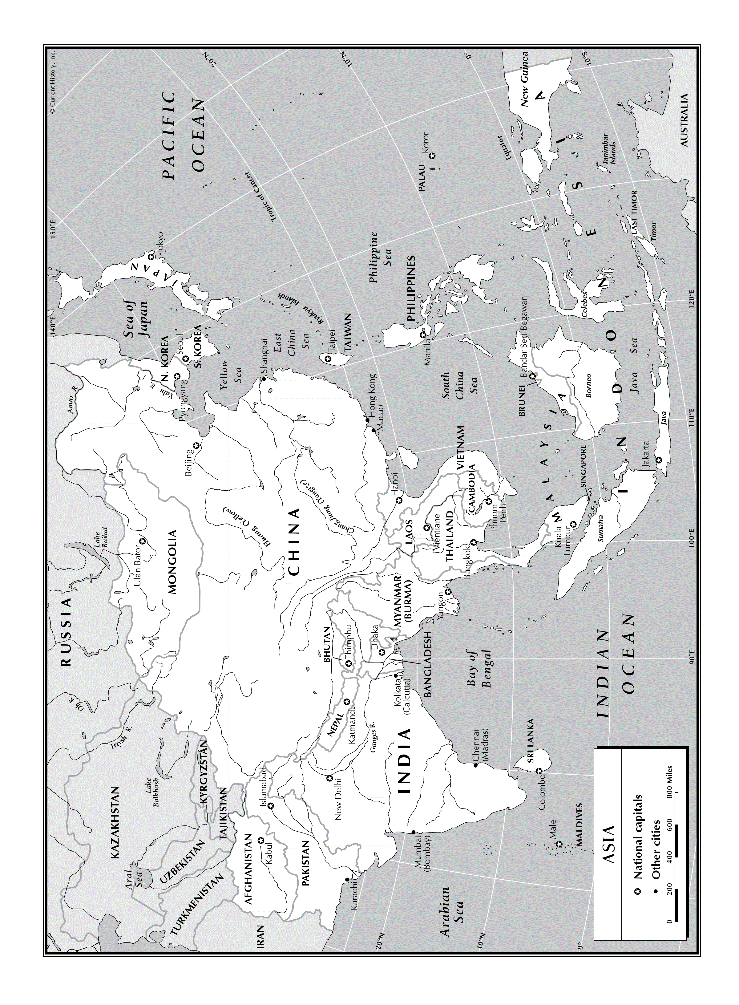 First page of Map of Asia