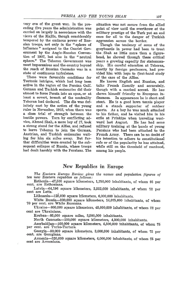 First page of New Republics in Europe