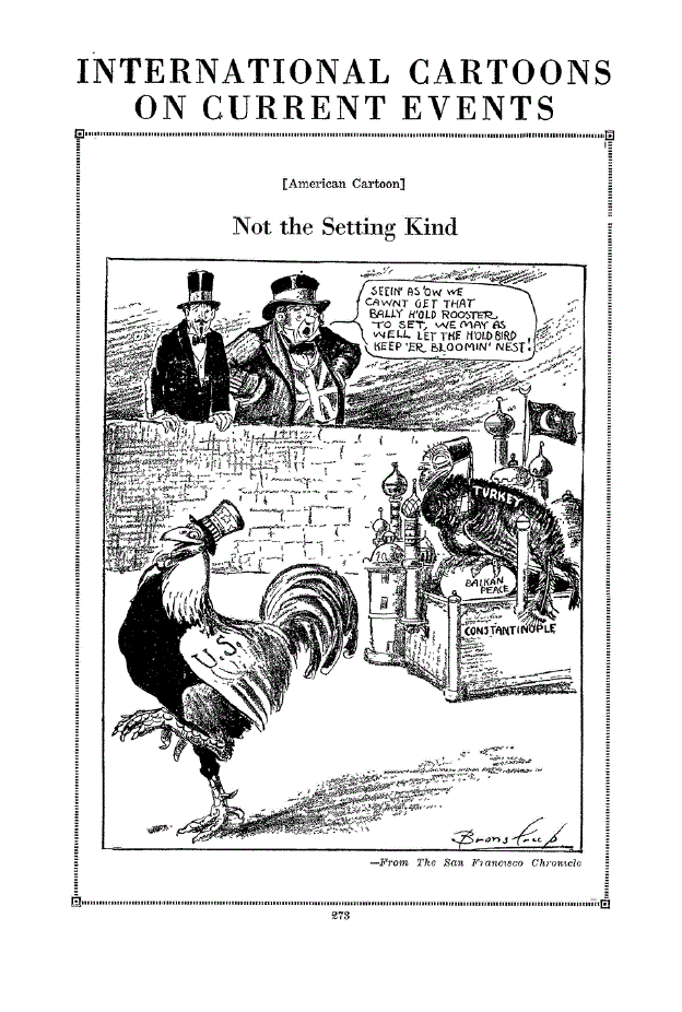 First page of International Cartoons on Current Events