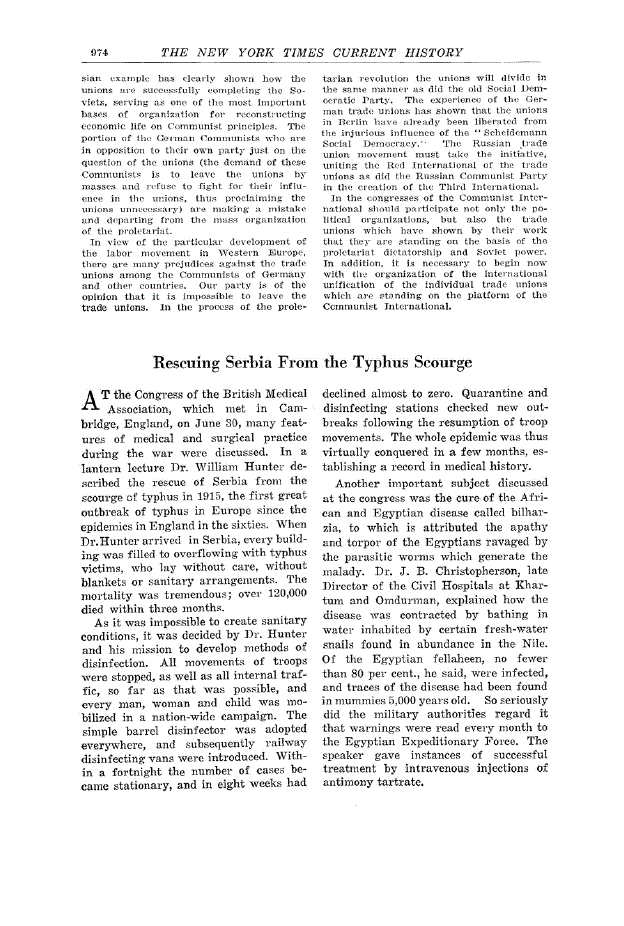 First page of Rescuing Serbia From the Typhus Scourge