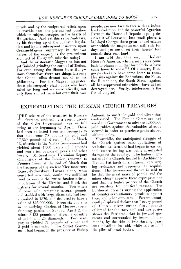 First page of Expropriating the Russian Church Treasures