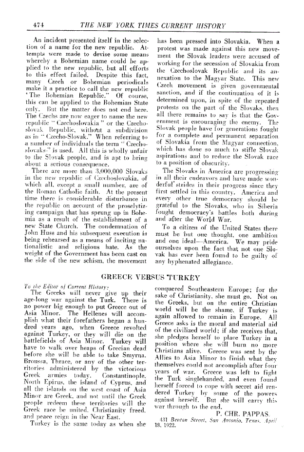 First page of Greece Versus Turkey