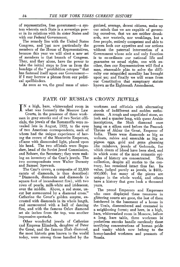 First page of Fate of Russia’s Crown Jewels