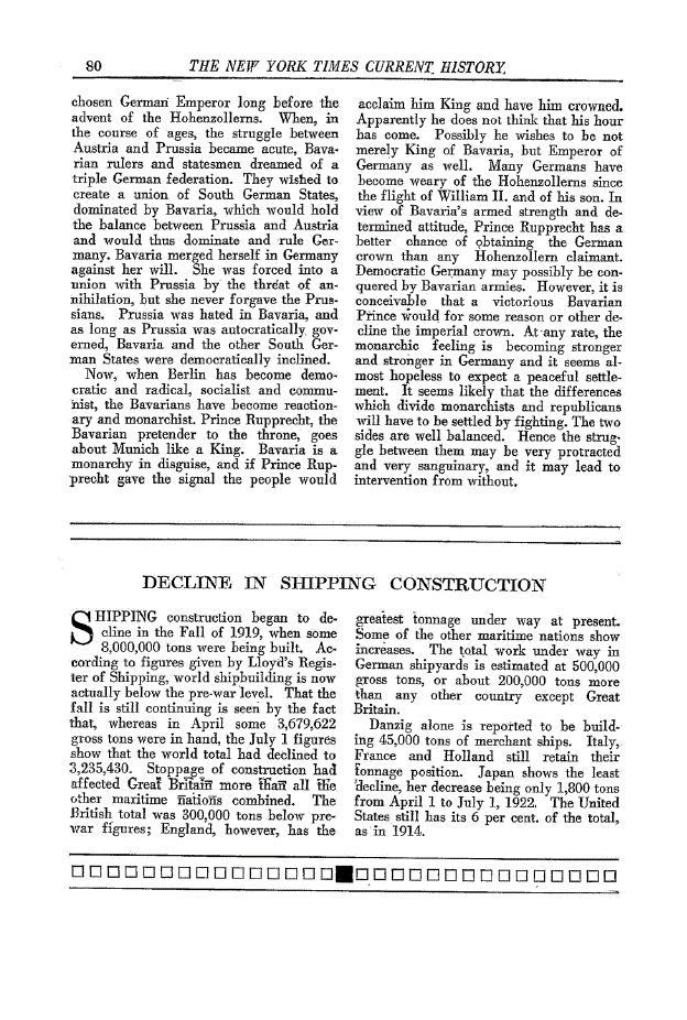 First page of Decline in Shipping Construction