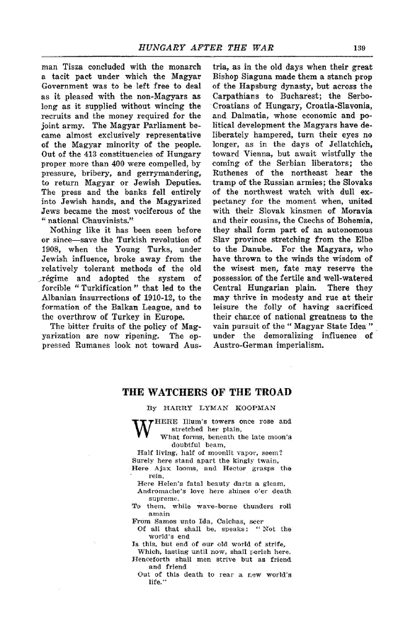 First page of The Watchers of the Troad