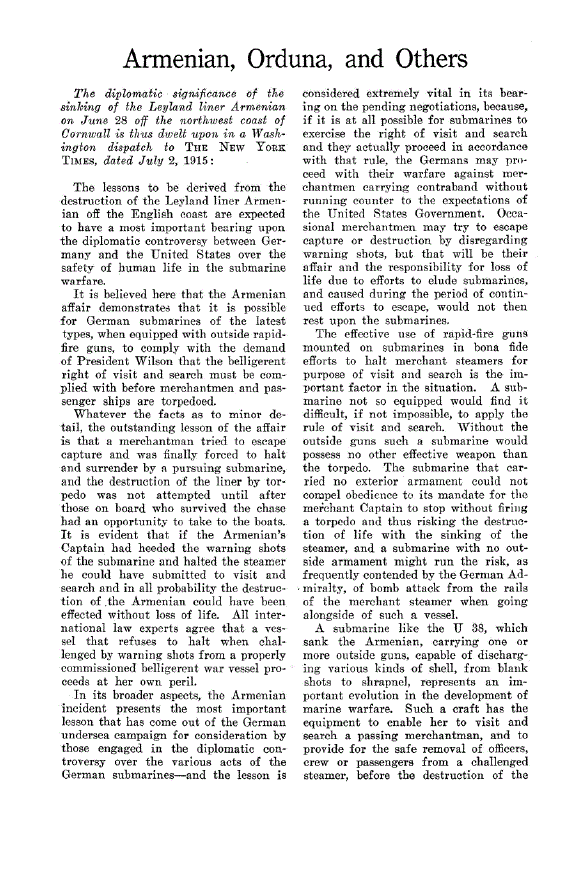 First page of Armenian, Orduna, and Others