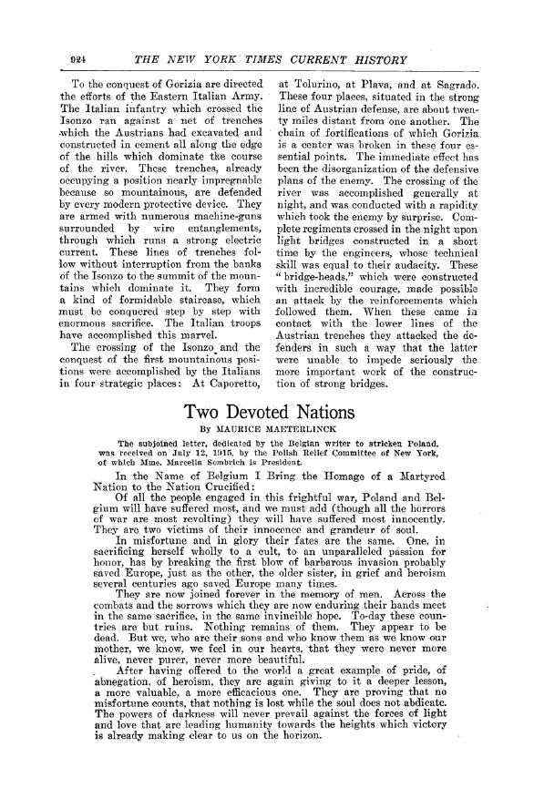 First page of Two Devoted Nations