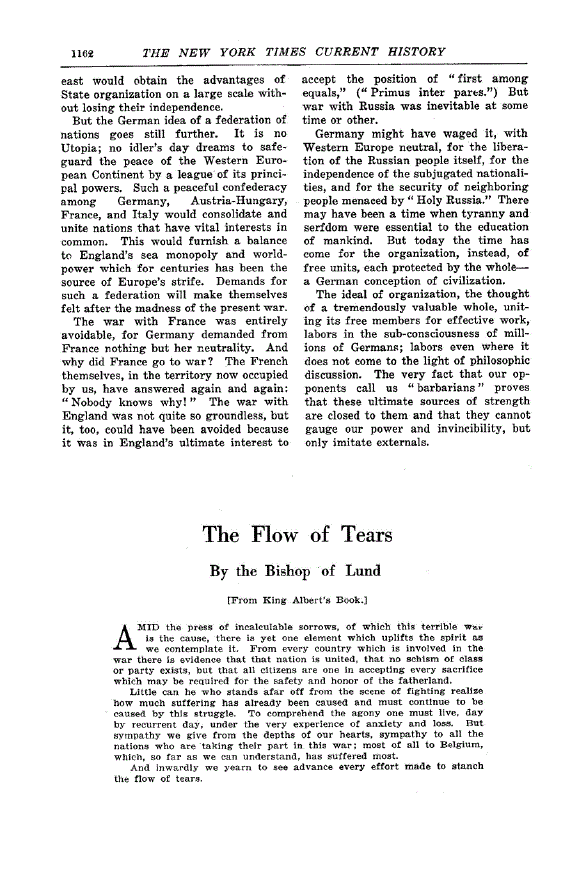 First page of The Flow of Tears