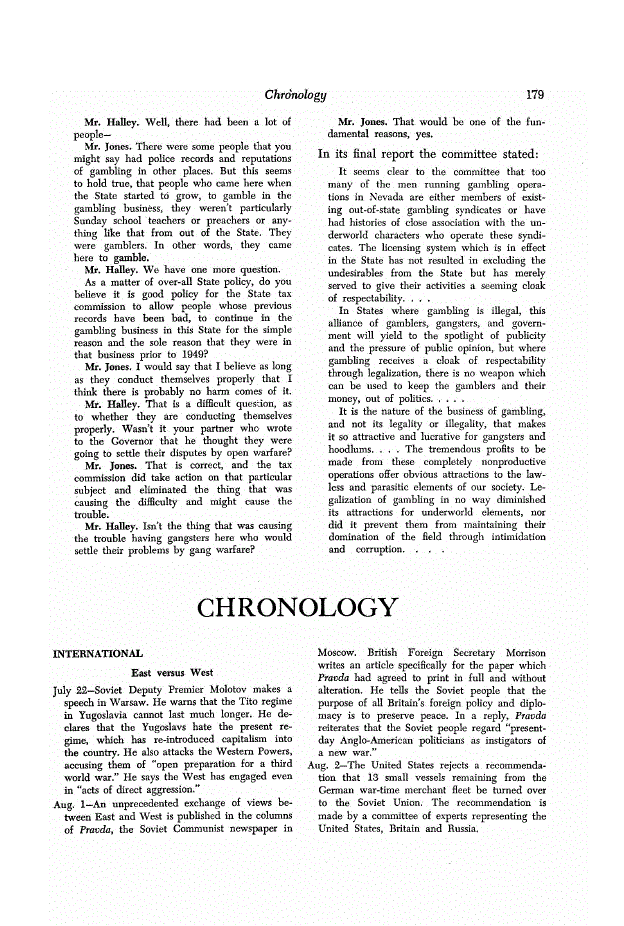 First page of Chronology