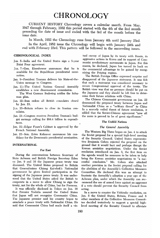 First page of Chronology