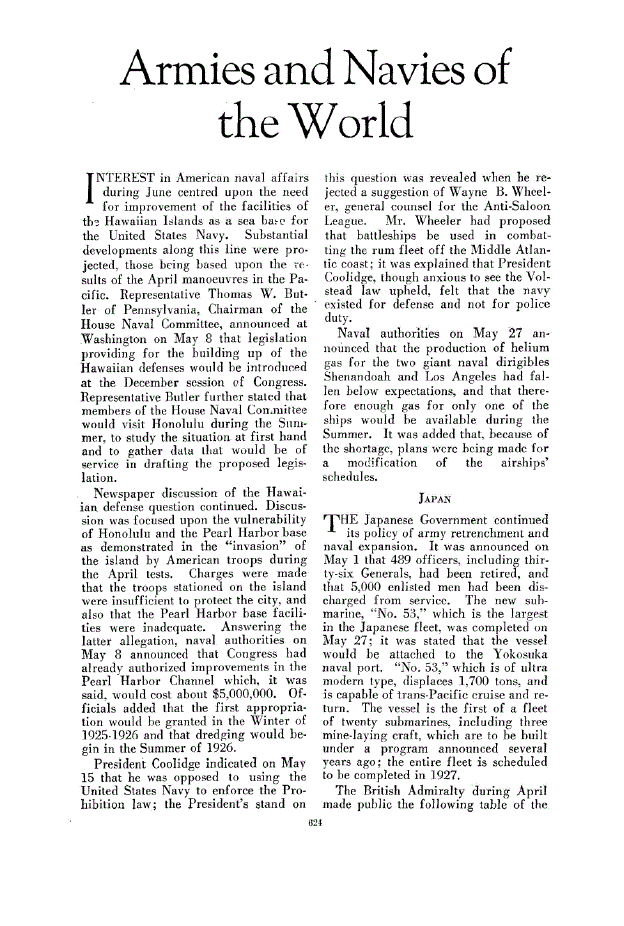 First page of Armies and Navies of the World