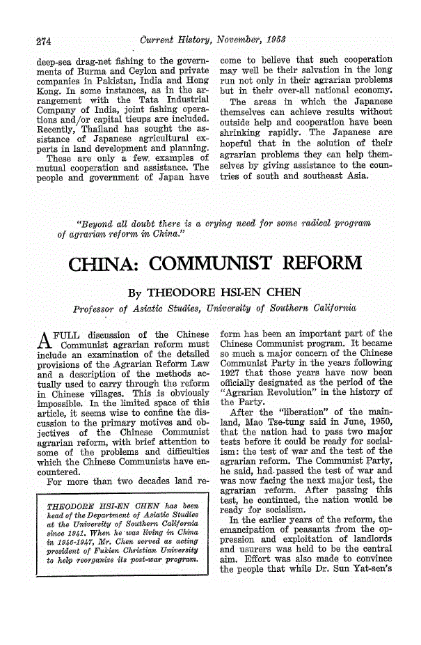 First page of China<subtitle>Communist Reform</subtitle>