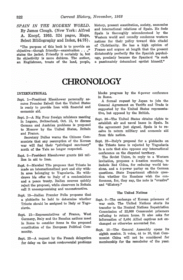 First page of Chronology