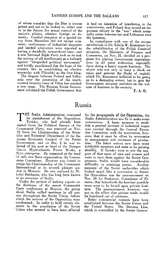 First page of Russia