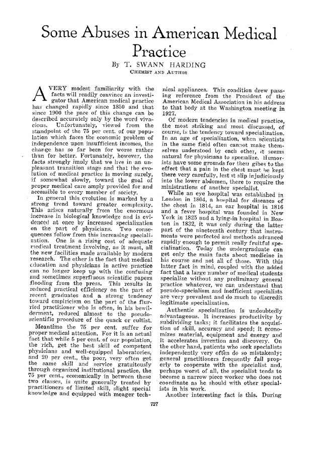 First page of Professor of History, University of Toronto