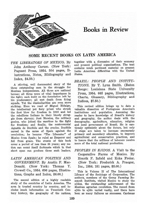 First page of Books in Review