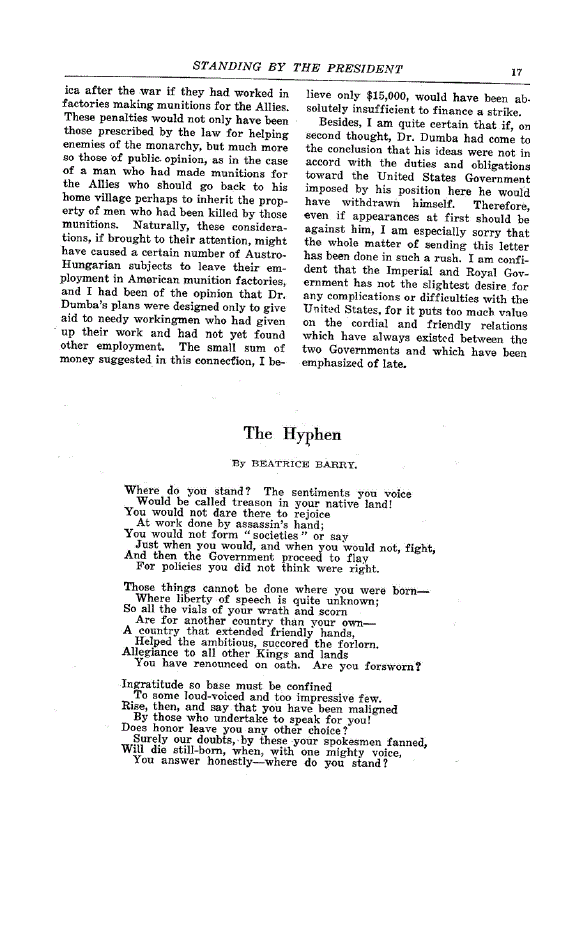 First page of The Hyphen