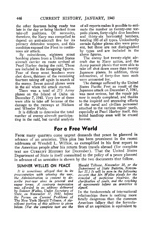 First page of For a Free World