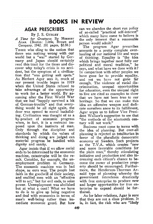 First page of Agar Prescribes