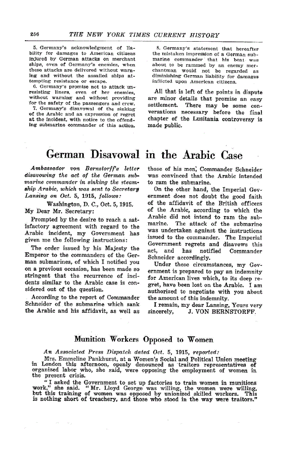 First page of Munition Workers Opposed to Women
