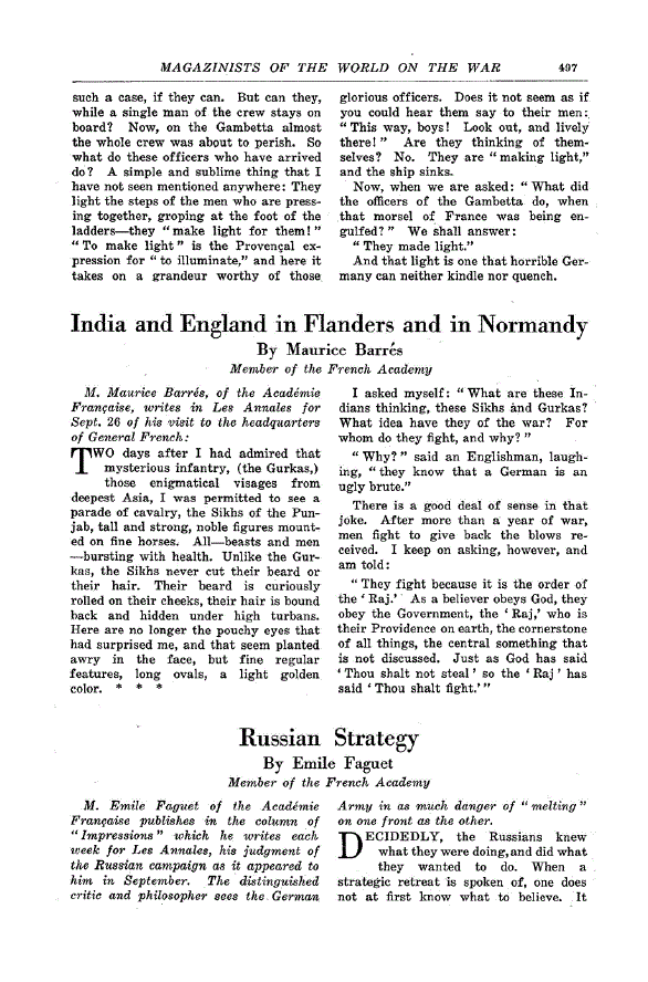 First page of Russian Strategy