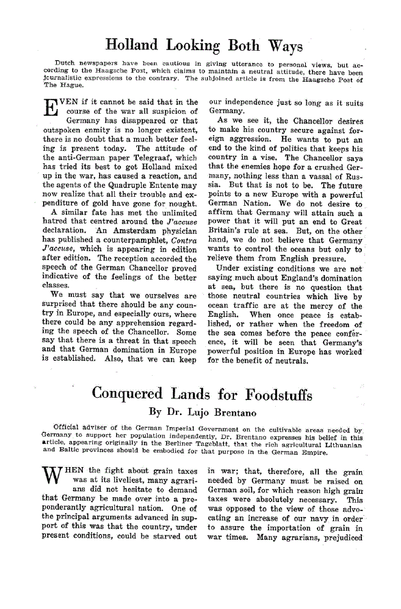 First page of Holland Looking Both Ways