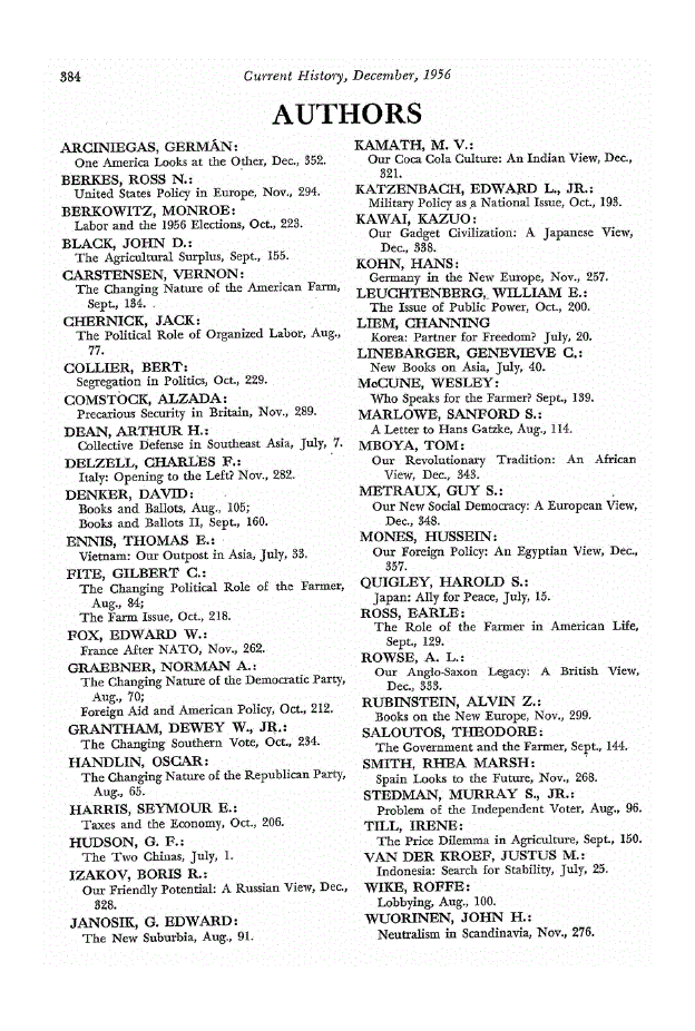 First page of Authors