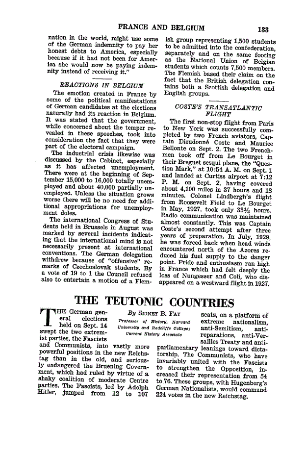 First page of The Teutonic Countries