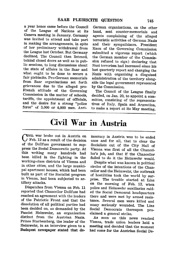 First page of Civil War in Austria