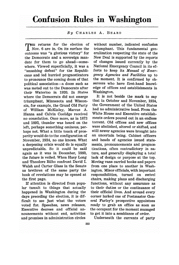 First page of Confusion Rules in Washington