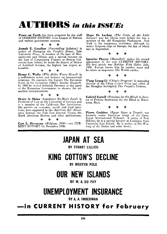 First page of Authors <italic>in this Issue</italic>