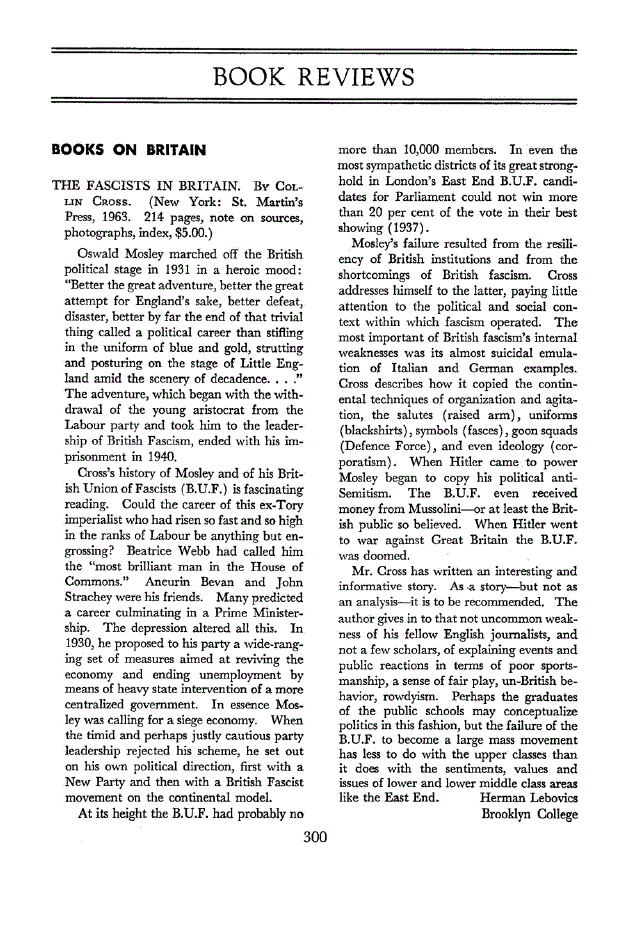 First page of Books On Britain