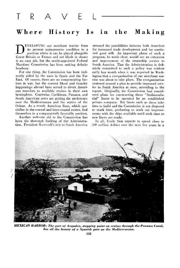 First page of Travel