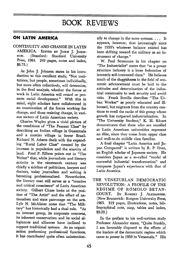 First page of Book Reviews