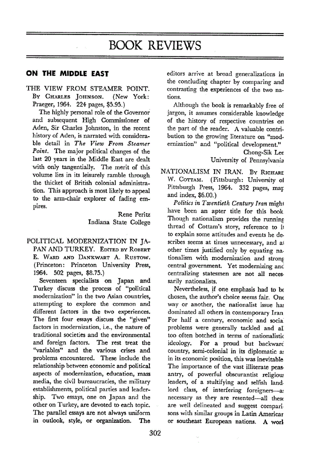 First page of Book Reviews