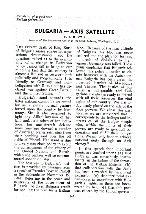 First page of Bulgaria—Axis Satellite