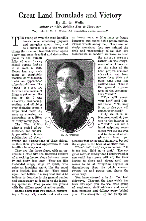 First page of Great Land Ironclads and Victory