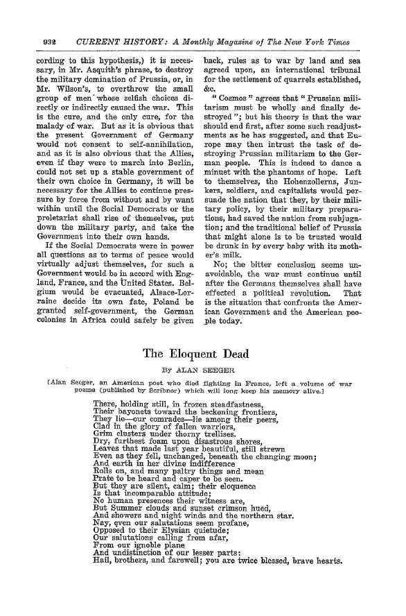 First page of The Eloquent Dead