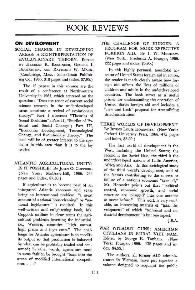 First page of On Development