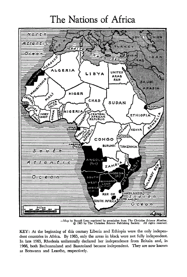 First page of The Nations of Africa