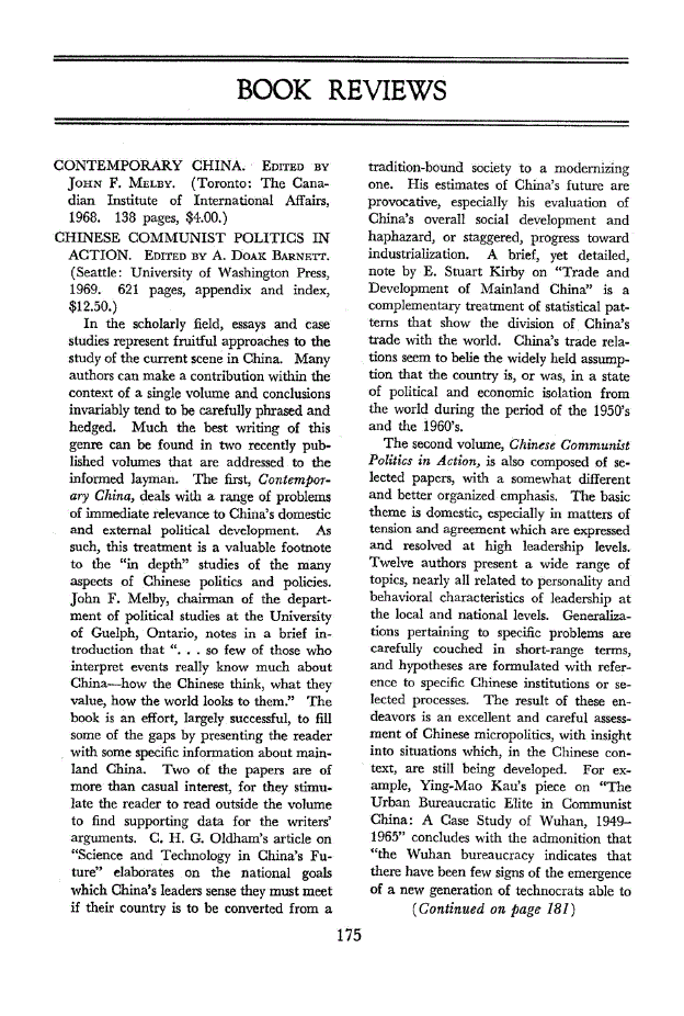 First page of Book Reviews